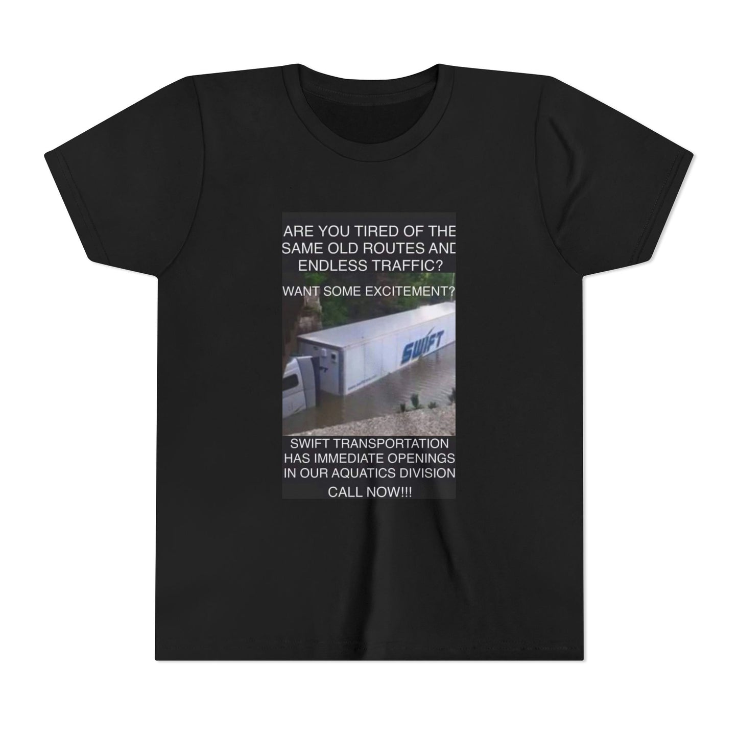 Swift Aquatics Youth Unisex Short Sleeve Crewneck Tee