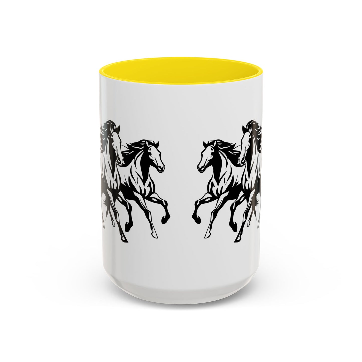 Horsin' Around 2-Tone Coffee Mug