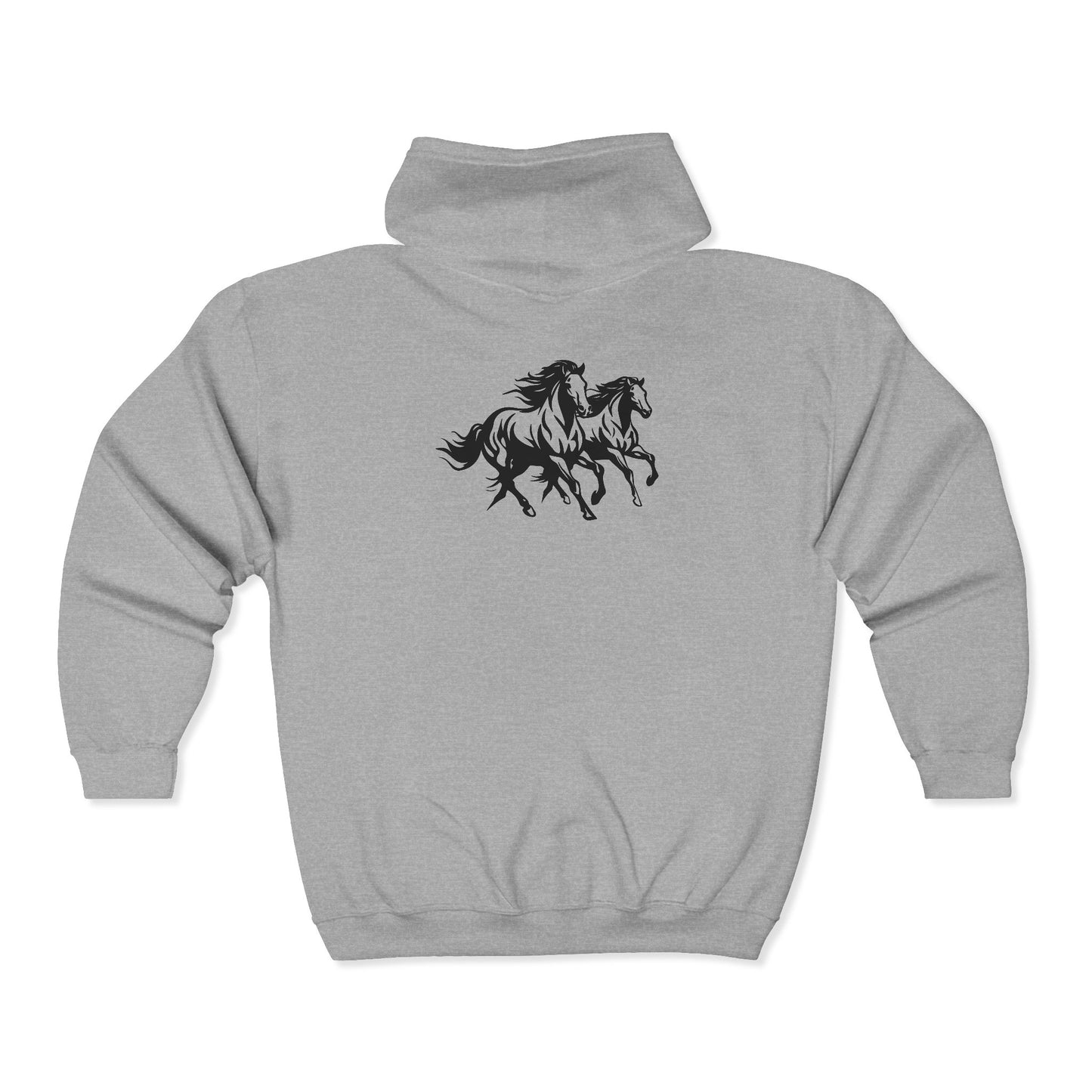 Horsin' Around Unisex Full Zip Hoodie