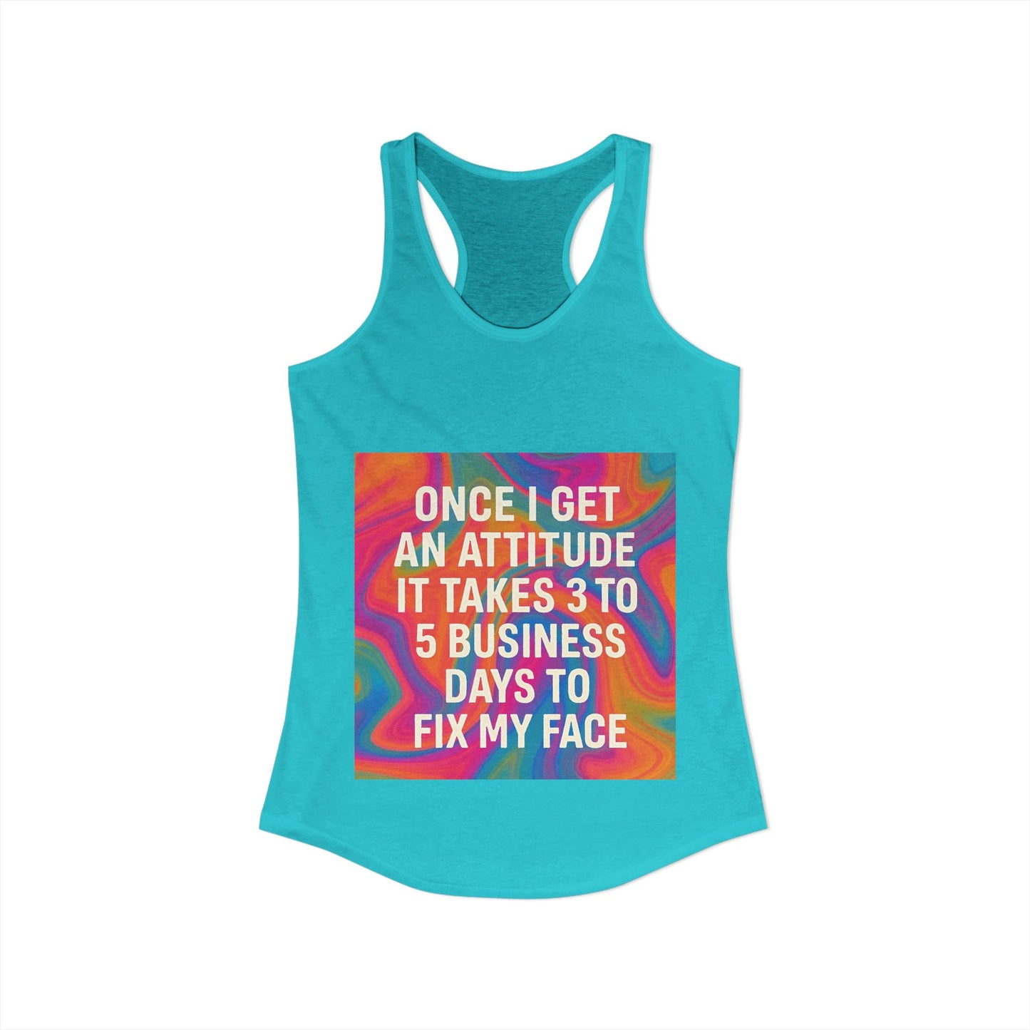 Fix My Face Women's Racerback Tank