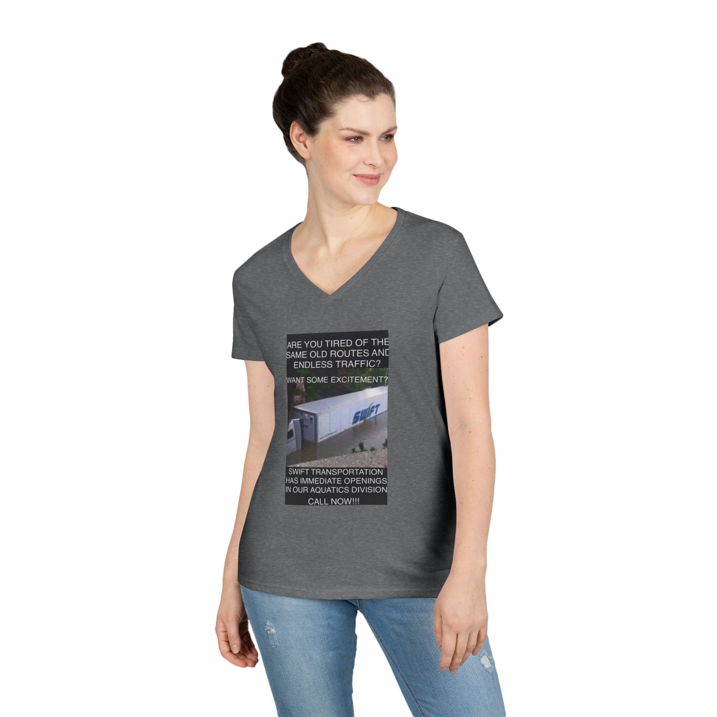 Swift Aquatics Women's V-Neck T-Shirt