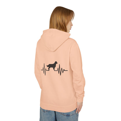 My Heart Beats For Goldens Unisex Lightweight Hoodie
