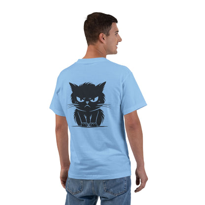Angry Cat Men's Short-Sleeve Crewneck Tee