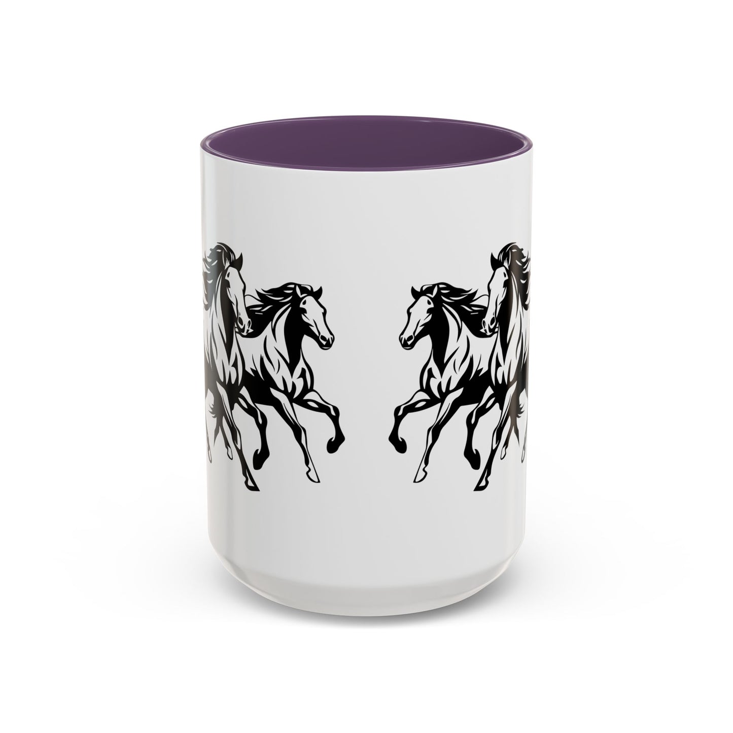 Horsin' Around 2-Tone Coffee Mug