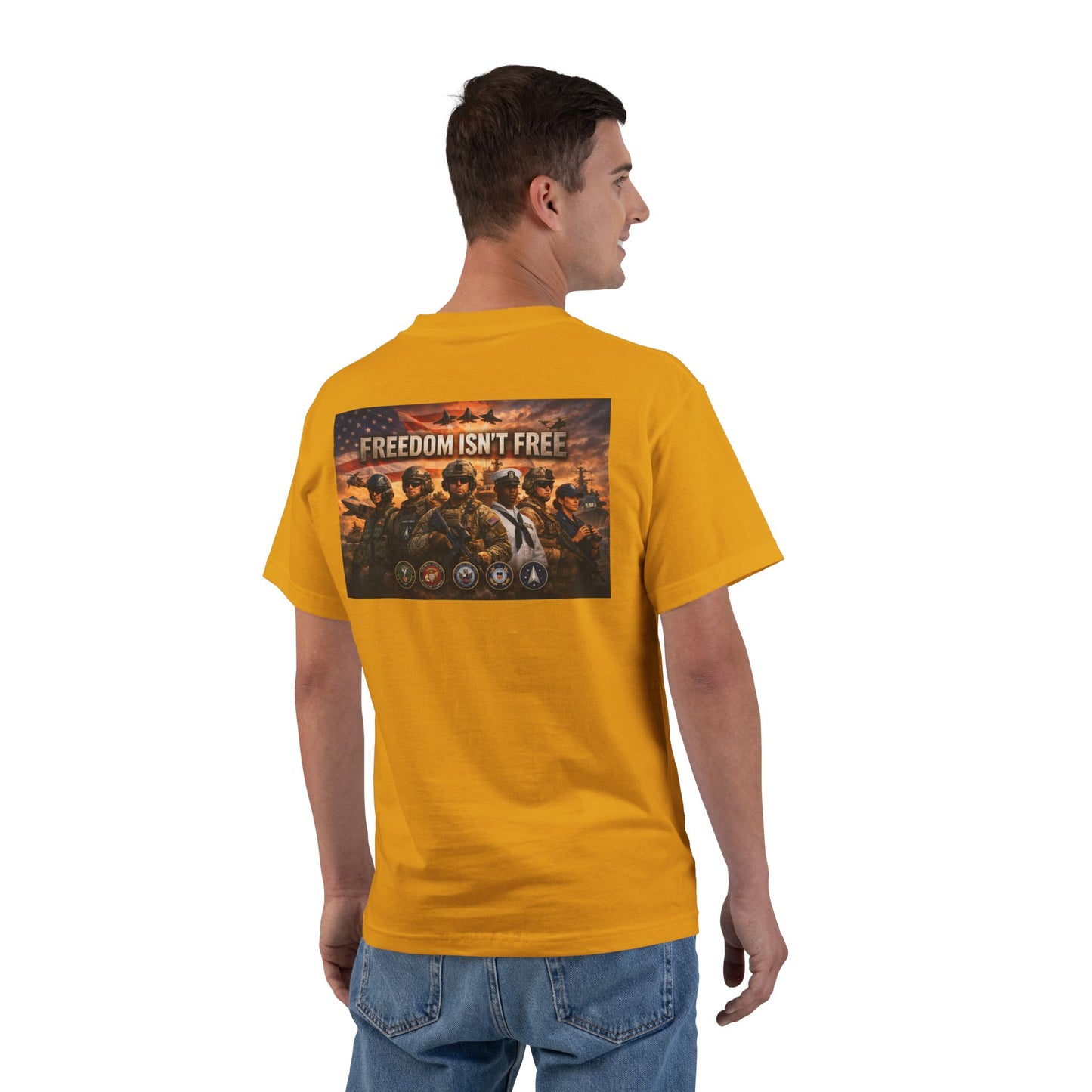 Freedom Isn't Free Men's Short-Sleeve Crewneck Tee