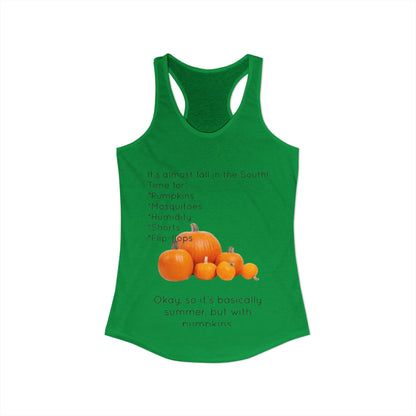 Fall In The South Women's Racerback Tank