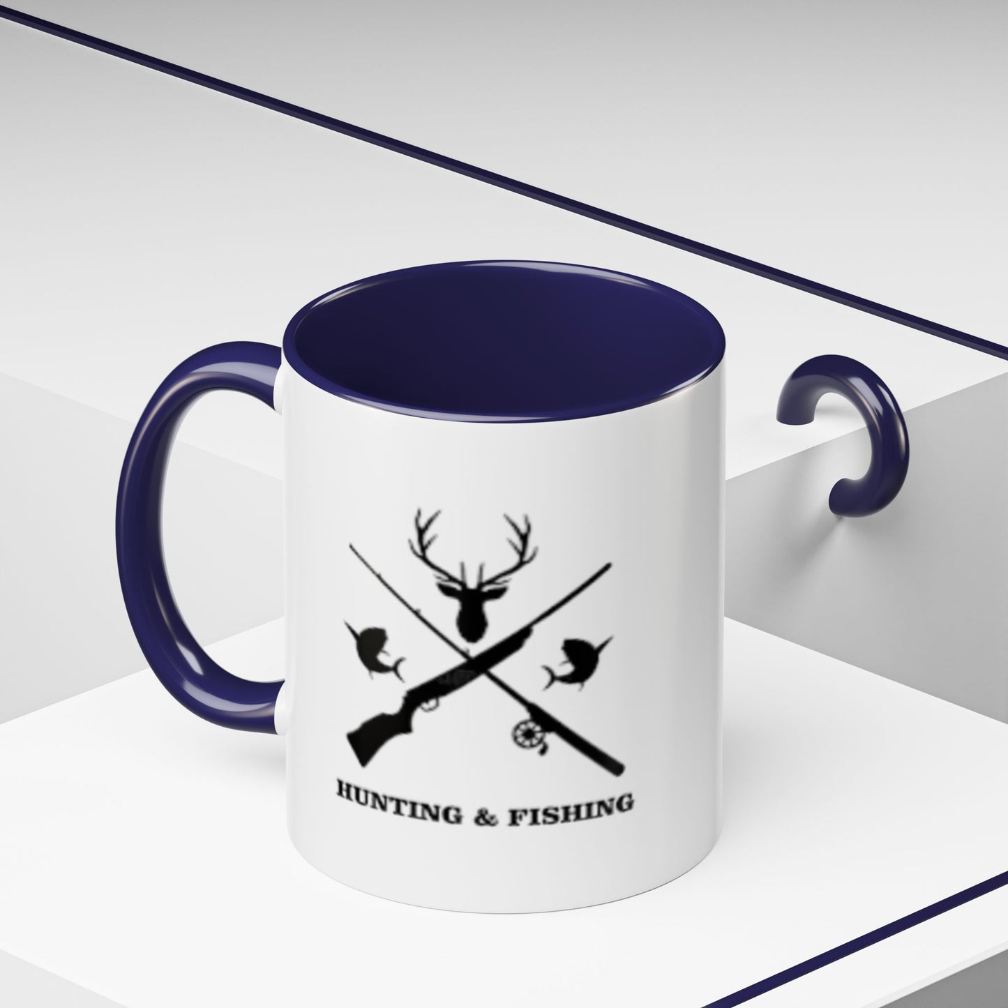 Hunting/Fishing 2-Tone Coffee Mug