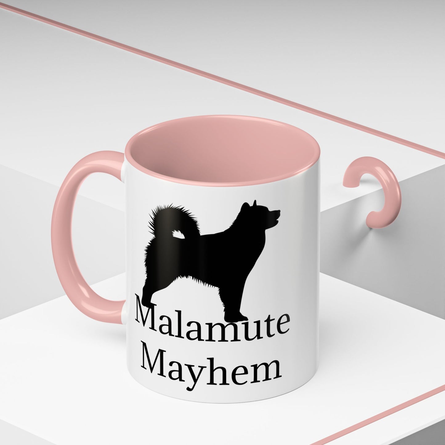 Malamute Mayhem 2-Tone Coffee Mug