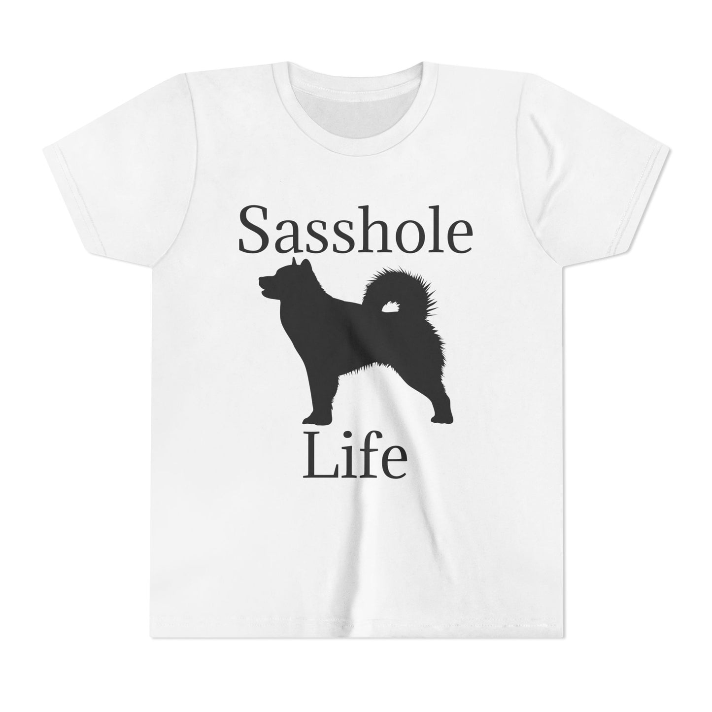 Sasshole Life Youth Unisex Short Sleeve Crewneck Tee