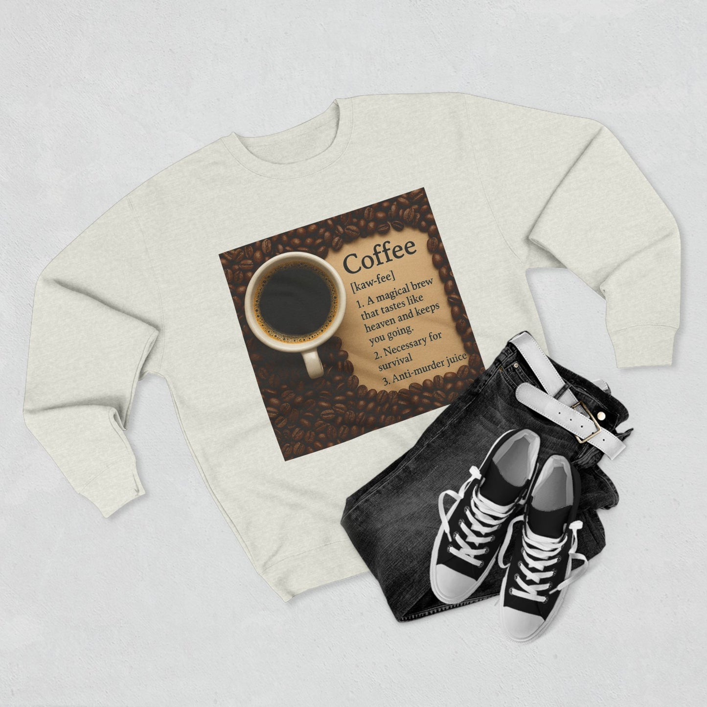 Coffee Definition Unisex Crewneck Sweatshirt