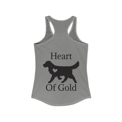 Heart Of Gold Women's Racerback Tank