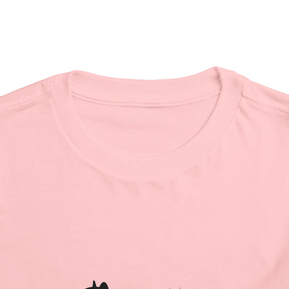 Malamute Silhouette Toddler Unisex Short Sleeve Crewneck Tee