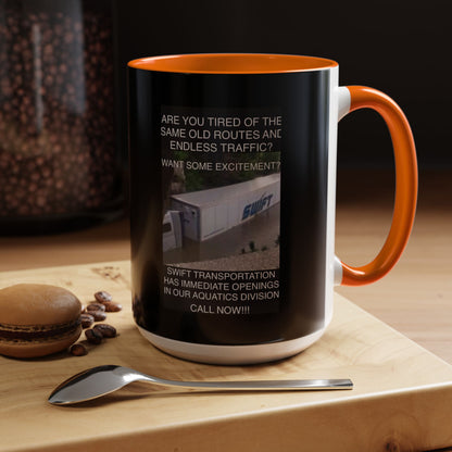 Swift Aquatics 2-Tone Coffee Mug