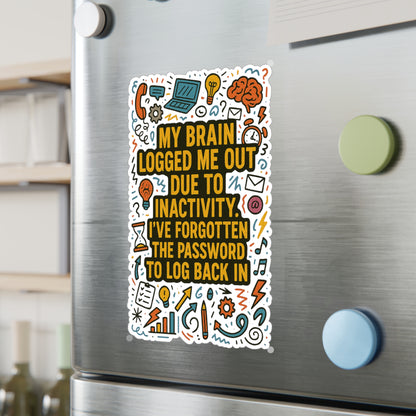 Logged Out Vinyl Decal