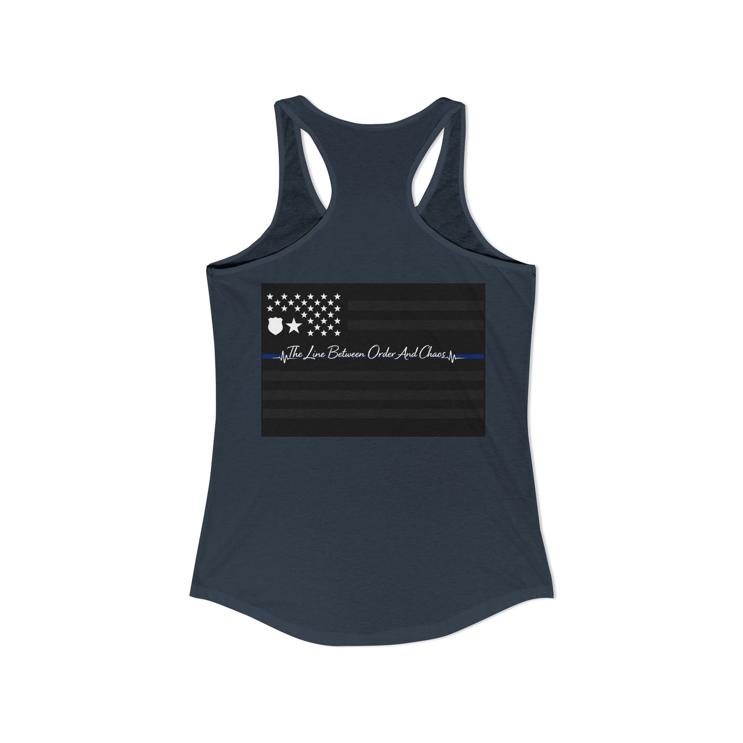 Thin Blue Line Women's Racerback Tank