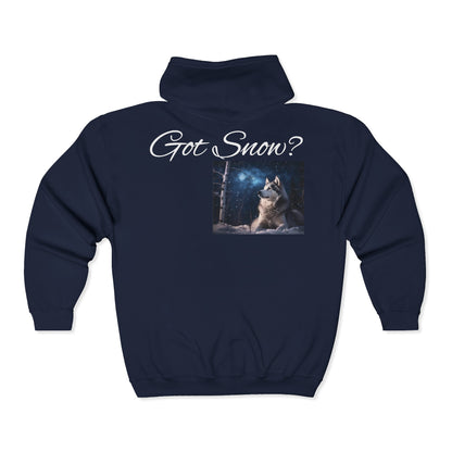 Got Snow? Unisex Full Zip Hoodie