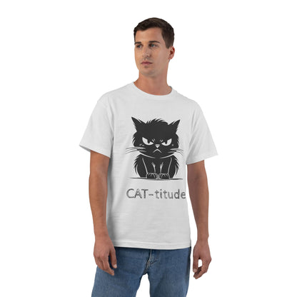 CAT-titude Men's Short-Sleeve Crewneck Tee