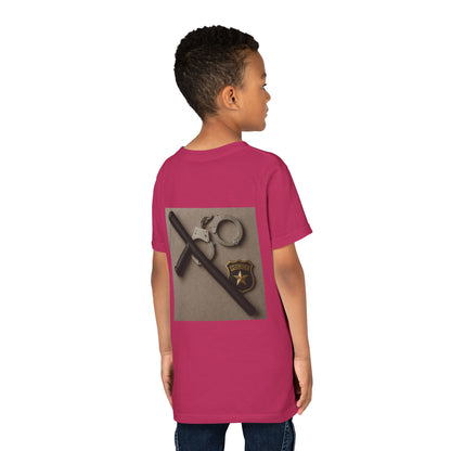 Law Enforcement Appreciation Youth Unisex Short Sleeve Crewneck Tee