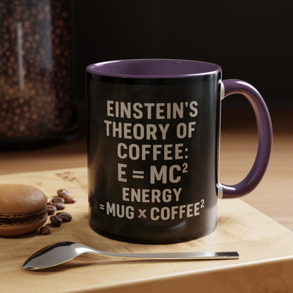 Einstein's Theory Of Coffee 2-Tone Coffee Mug