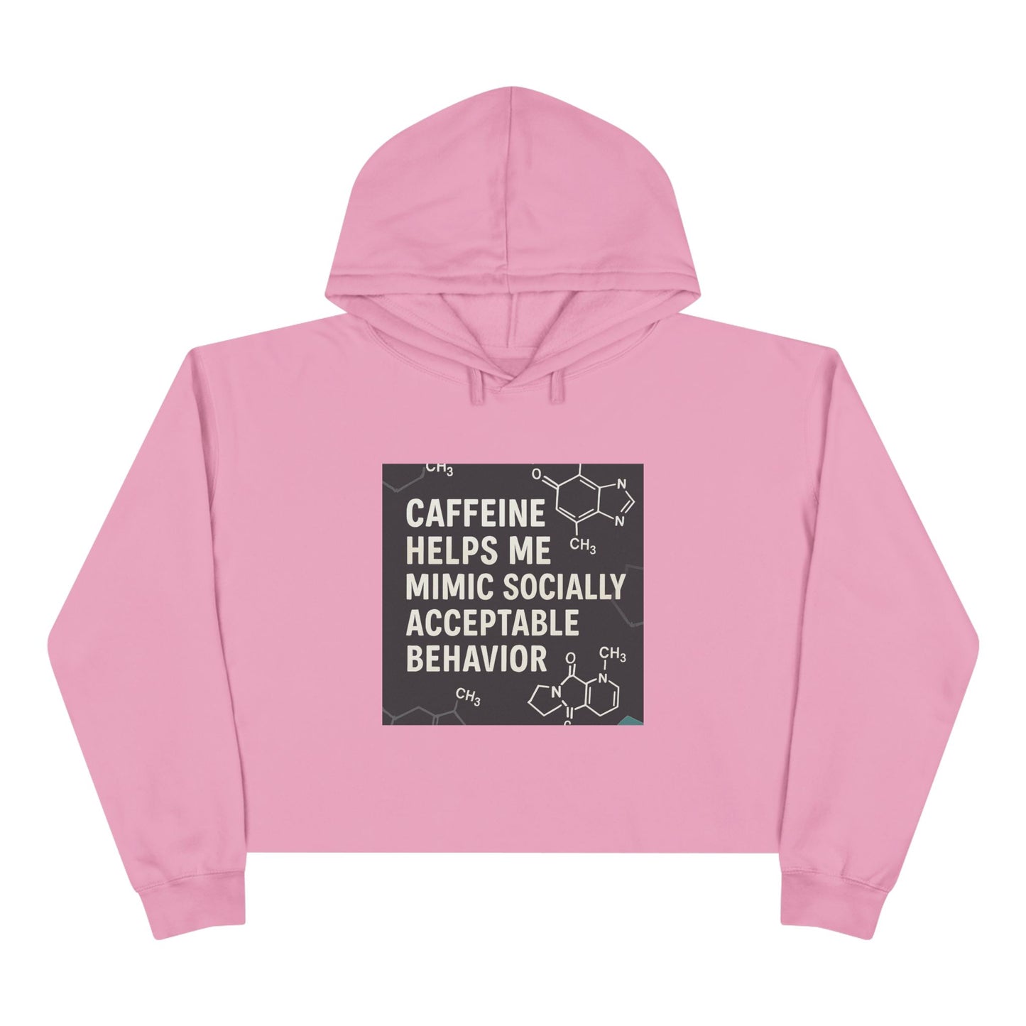 Socially Acceptable Women's Crop Hoodie