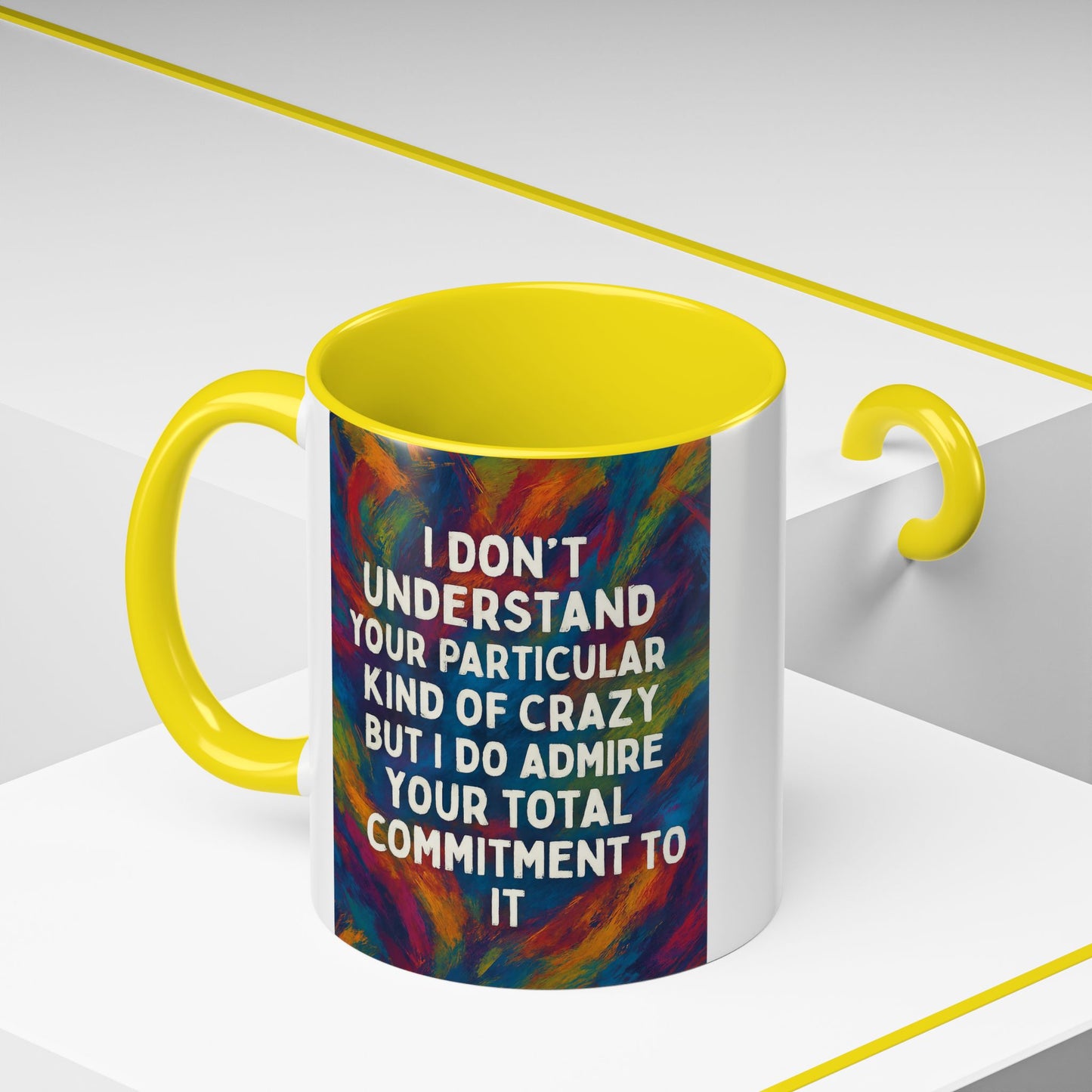 Kind Of Crazy 2-Tone Coffee Mug