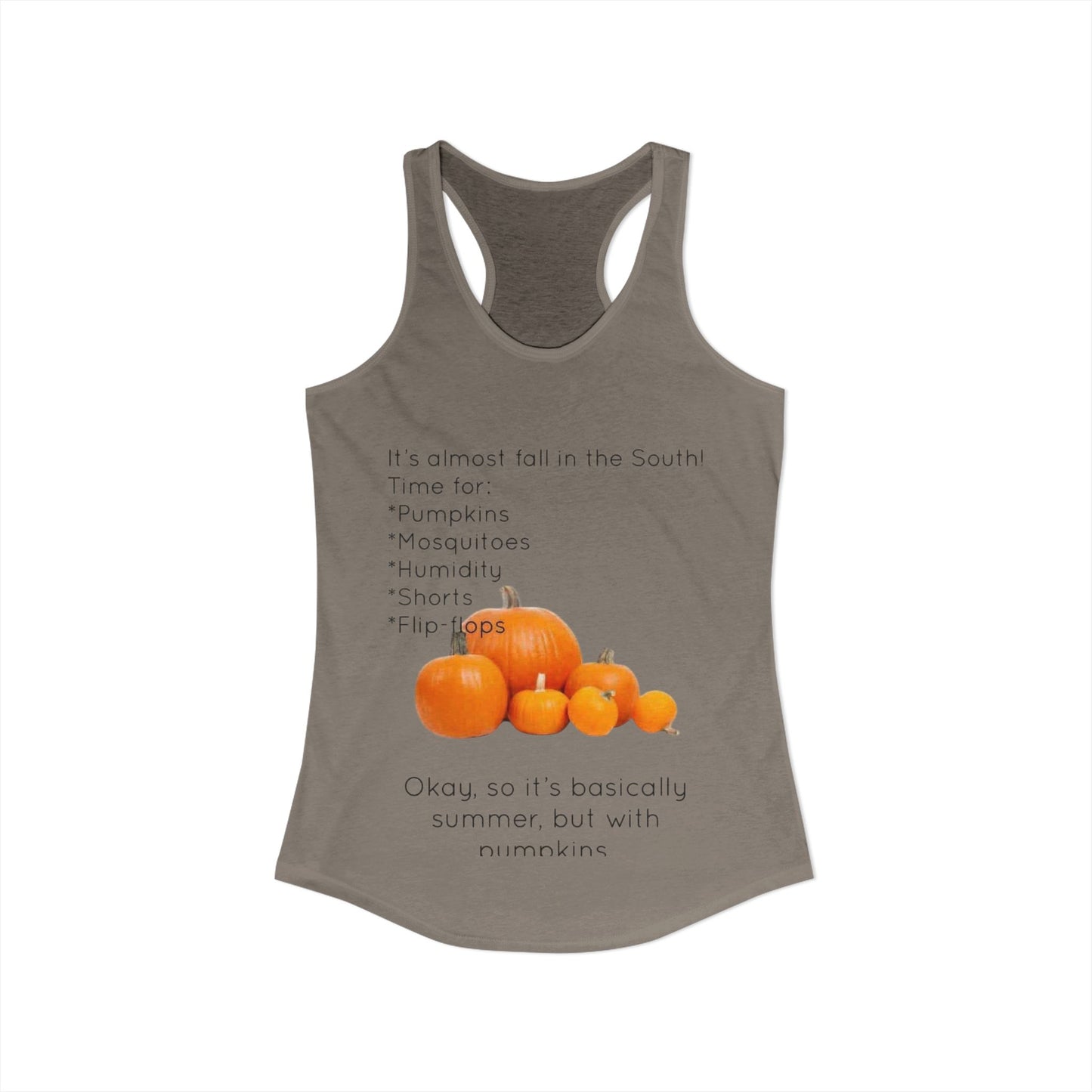 Fall In The South Women's Racerback Tank