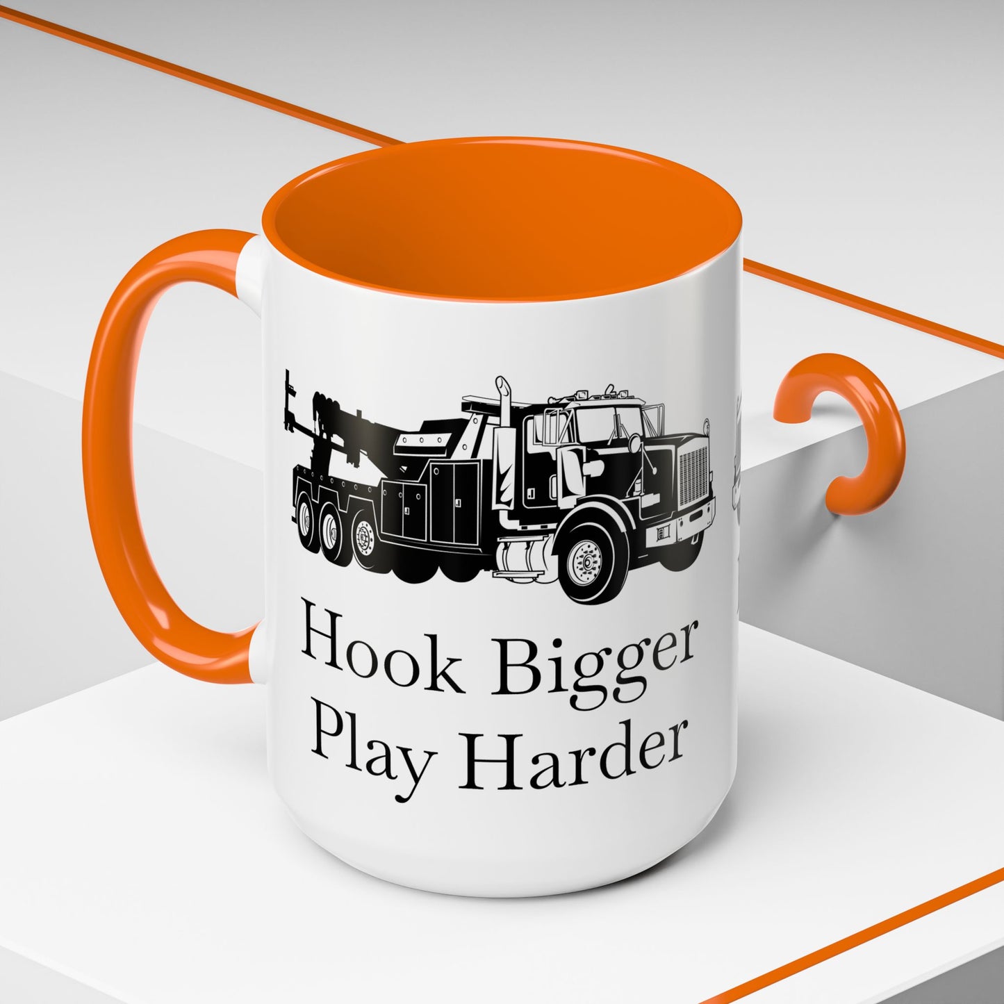 Hook Bigger 2-Tone Coffee Mug