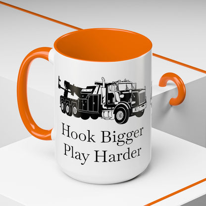 Hook Bigger 2-Tone Coffee Mug