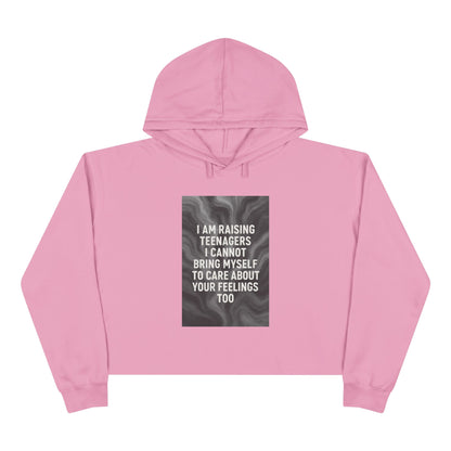 Raising Teenagers Women's Crop Hoodie