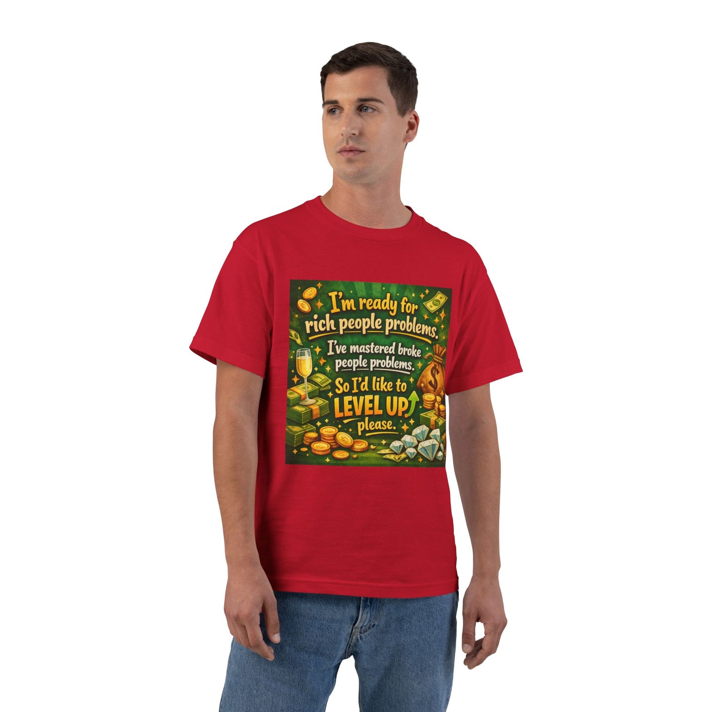 Level Up Men's Short-Sleeve Crewneck Tee