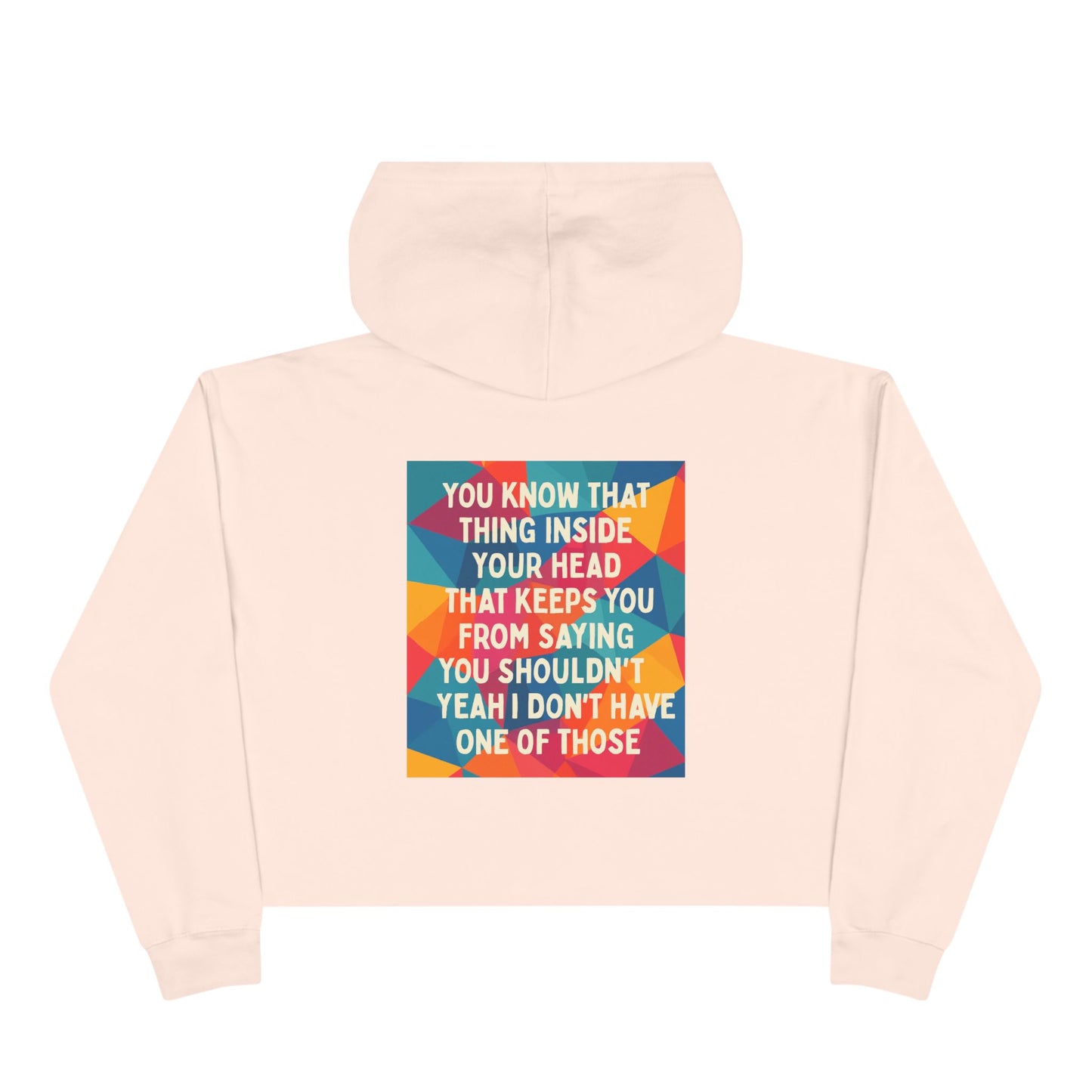 No Filter Women's Crop Hoodie