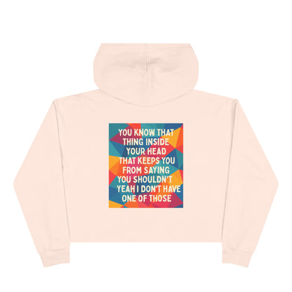 No Filter Women's Crop Hoodie