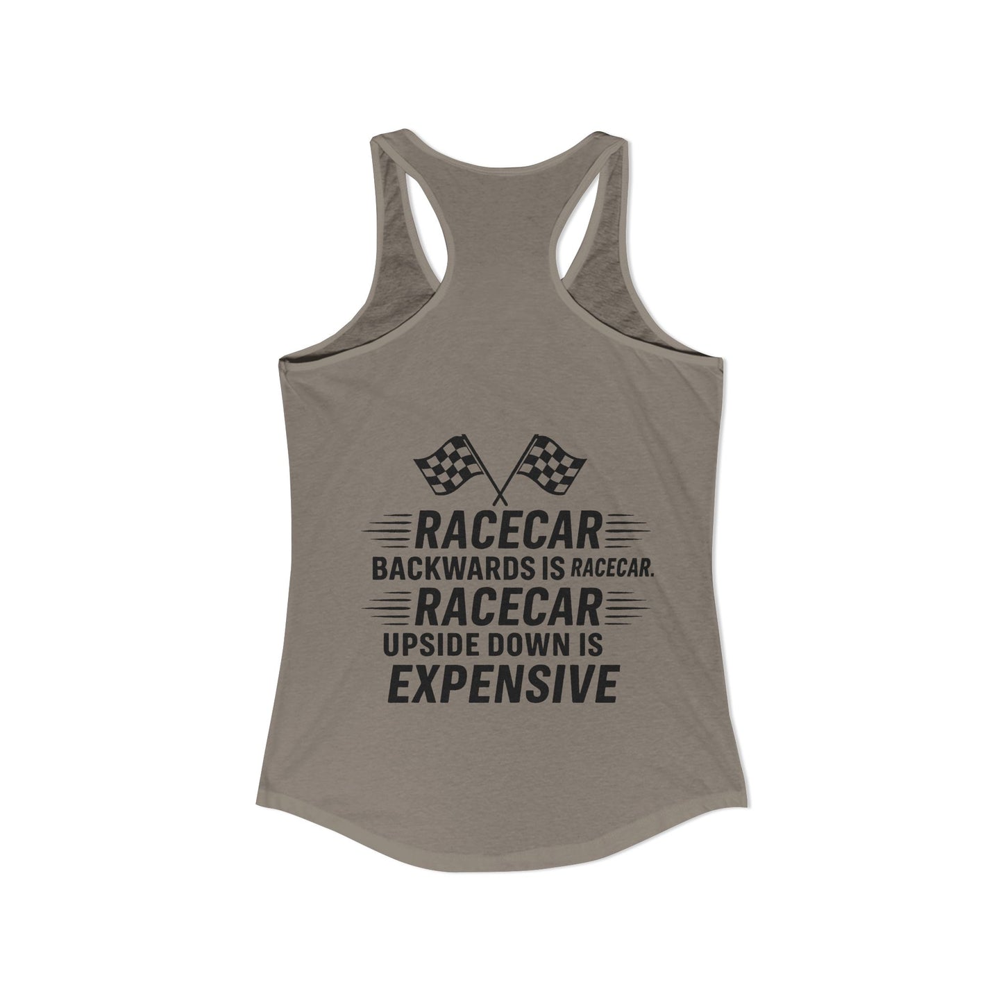 Racecar Backwards Women's Racerback Tank