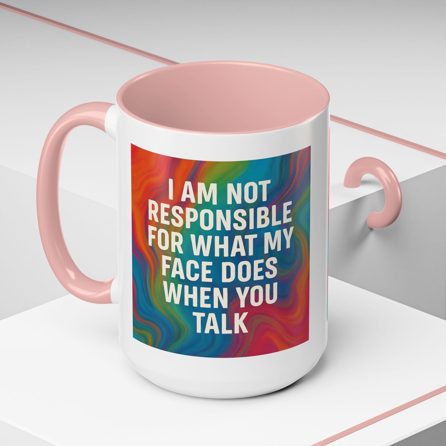 When You Talk 2-Tone Coffee Mug