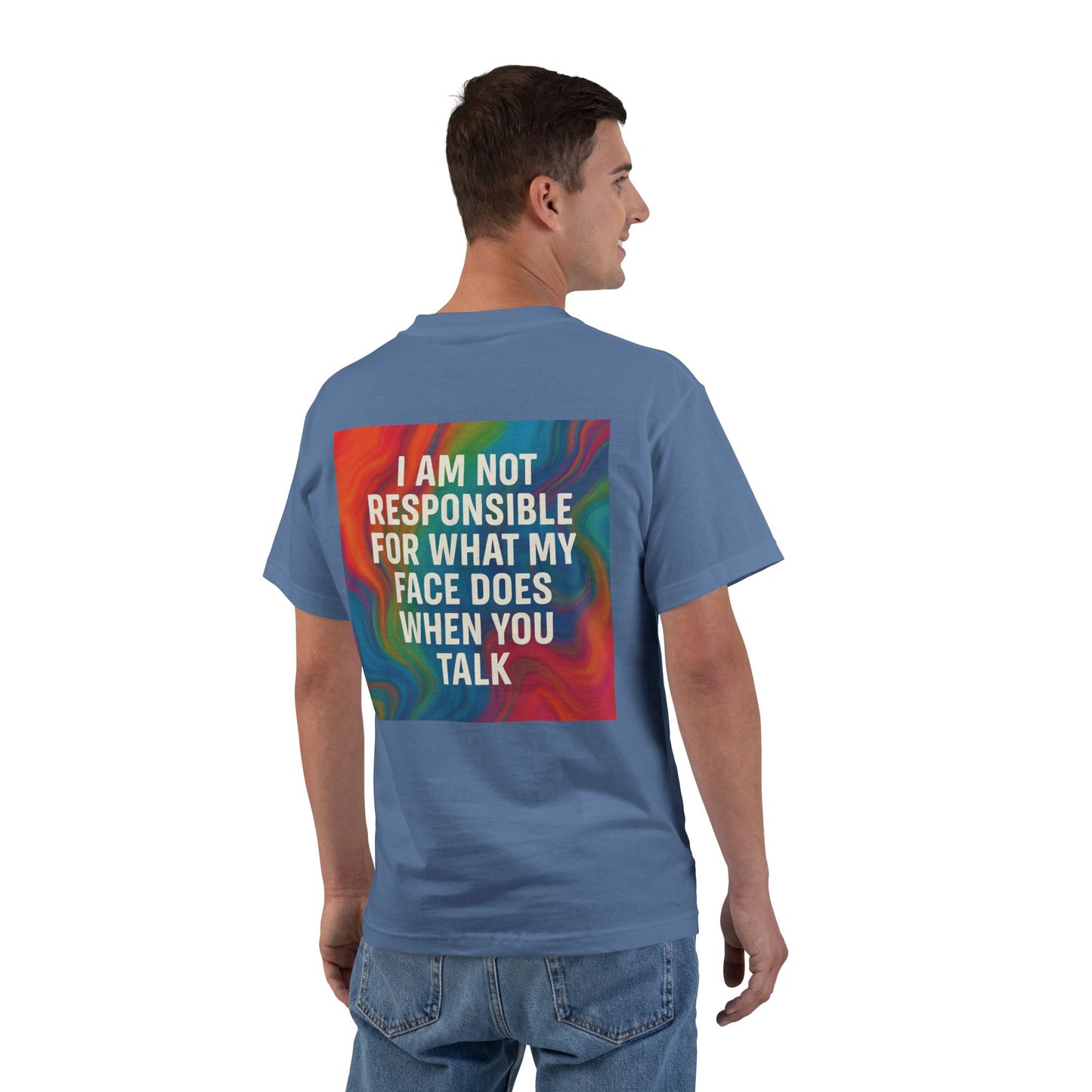 When You Talk Men's Short-Sleeve Crewneck Tee