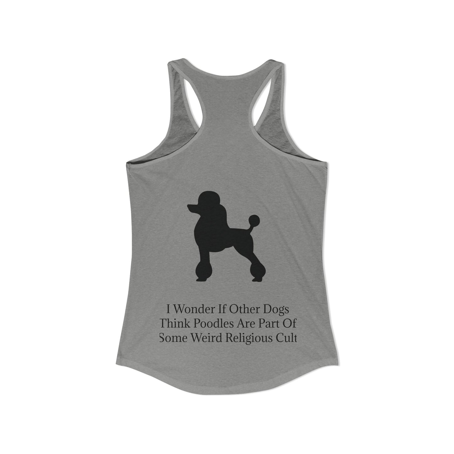 I Wonder Women's Racerback Tank