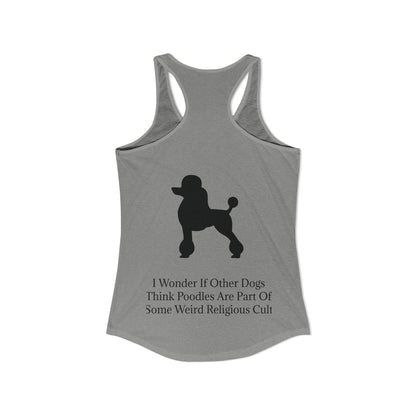 I Wonder Women's Racerback Tank