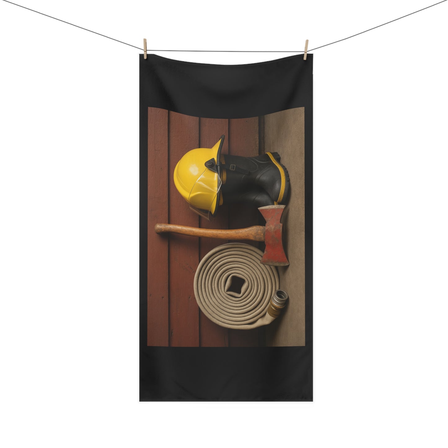Fire/Rescue Appreciation Mink-Cotton  Beach Towel