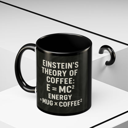 Einstein's Theory Of Coffee 2-Tone Coffee Mug