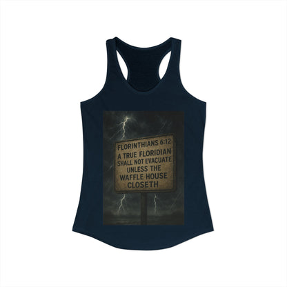Florinthians 6:12 Women's Racerback Tank