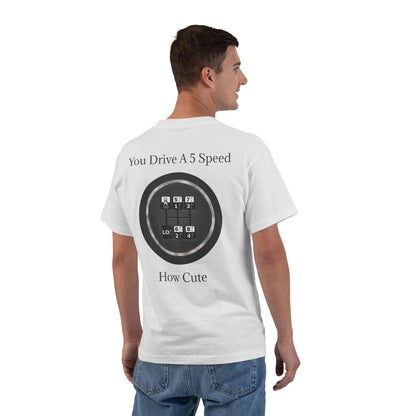 5 Speed How Cute Men's Short-Sleeve Crewneck Tee