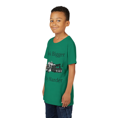Hook Bigger Youth Unisex Short Sleeve Crewneck Tee
