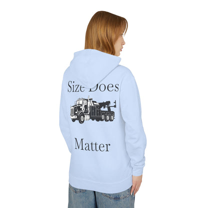 Size Does Matter Unisex Lightweight Hoodie