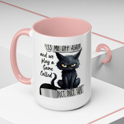 Duct, Duct, Tape 2-Tone Coffee Mug