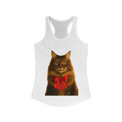 Cupid's Companion Cat Women's Racerback Tank