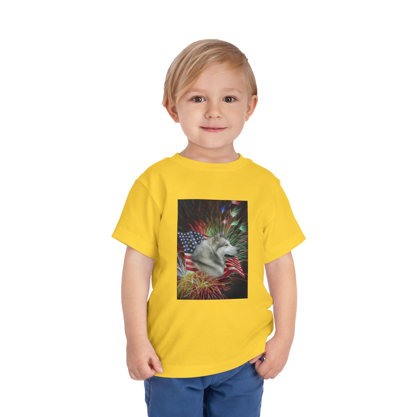 American Malamute Toddler Unisex Short Sleeve Crewneck Tee