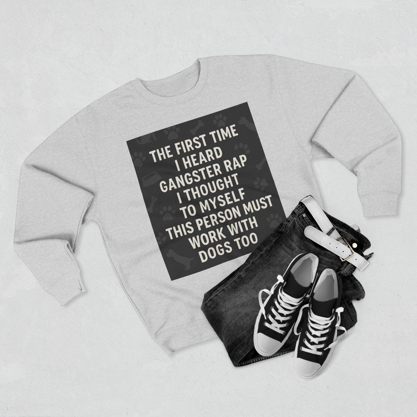 Gangster Rap Unisex Crewneck Sweatshirt