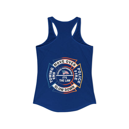 Let First Responders Live Women's Racerback Tank