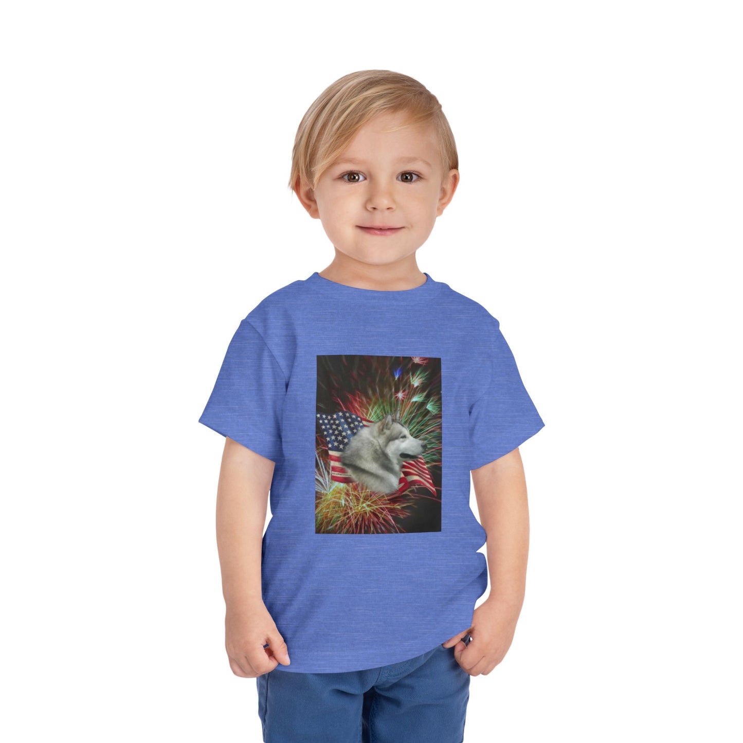 American Malamute Toddler Unisex Short Sleeve Crewneck Tee
