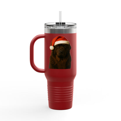 Santa Paws Newfie Insulated Travel Mug